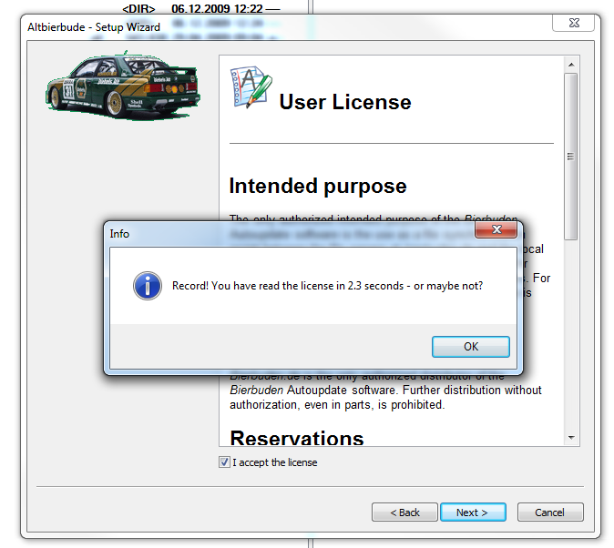 EULA record